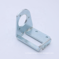 OEM stamping process custom powder coated slotted angle bracket